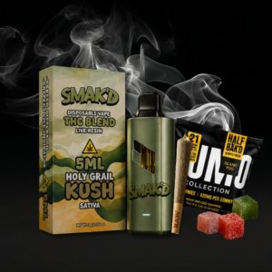 Vape Smakd Holy Grail Kush - COMBO PAQ Gummies Pre-Roll