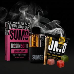 Vape Sumo Strawnana 5G - COMBO Porro PAQ Gomas