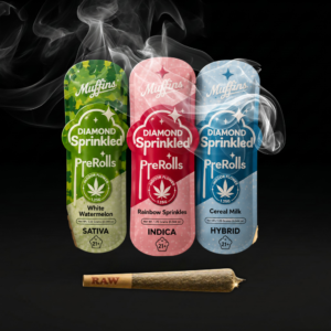 Pre-Roll Muffins Diamond Sprinkled 1.25g