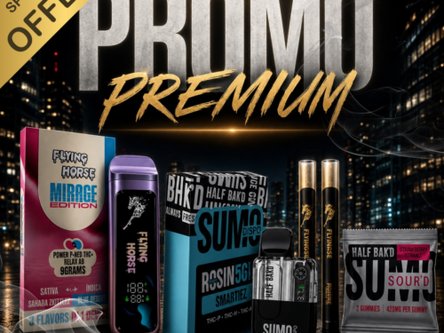 Premium Night Pack THC Quito - Vapes Pre Rolls Gummies Cannabis