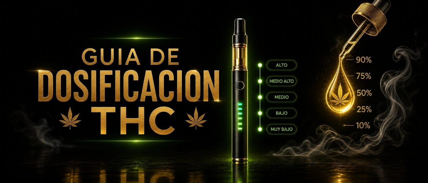Guía de dosificación de THC para vapes en Quito con niveles de potencia